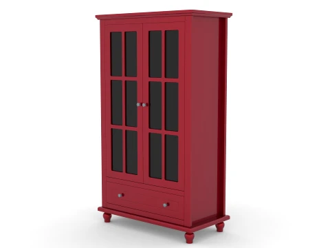 Wooden Cabinet 3D Model