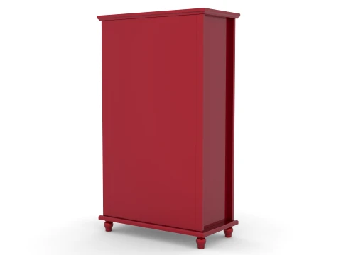 Wooden Cabinet 3D Model