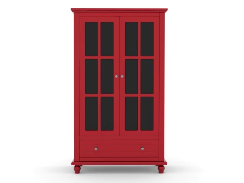 Wooden Cabinet 3D Model