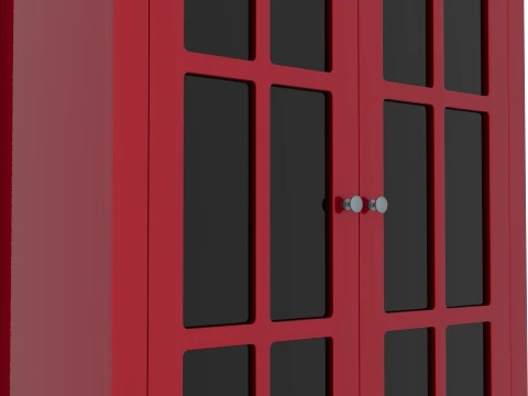 Wooden Cabinet 3D Model