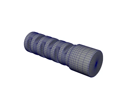 Muzzle brake 3D Model