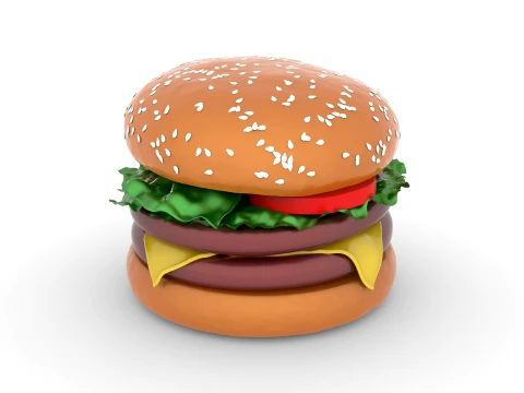 Burger 3D Model