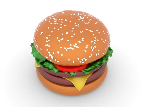 Burger 3D Model