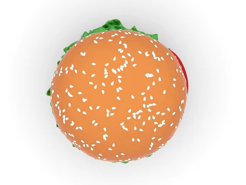 Burger 3D Model