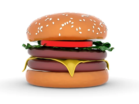 Burger 3D Model