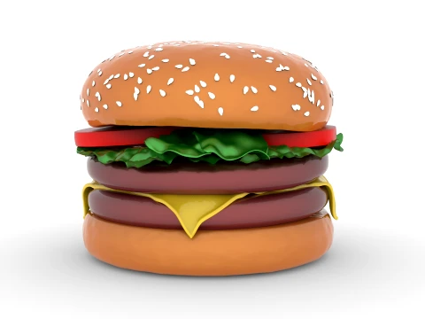 Burger 3D Model