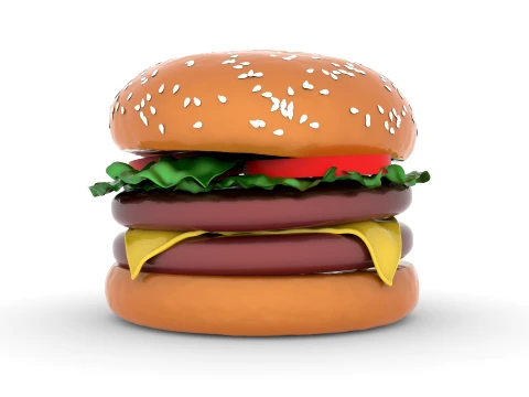 Burger 3D Model