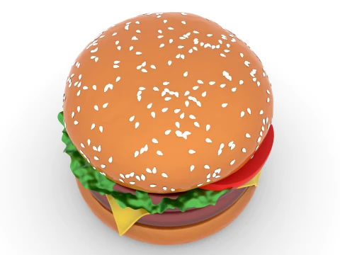 Burger 3D Model