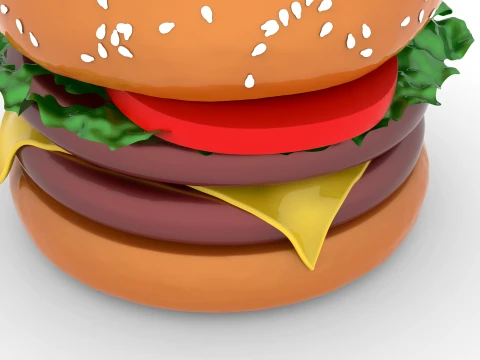 Burger 3D Model