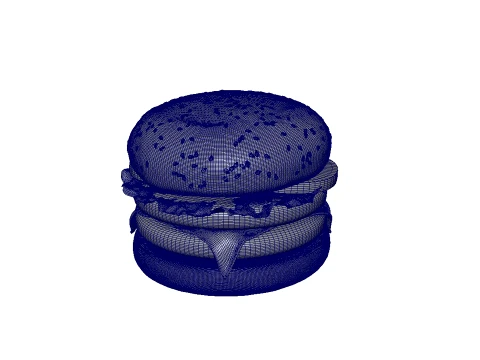 Burger 3D Model
