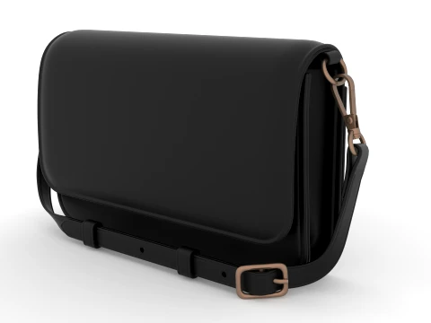 Bolsa transversal de ombro Modelo 3D