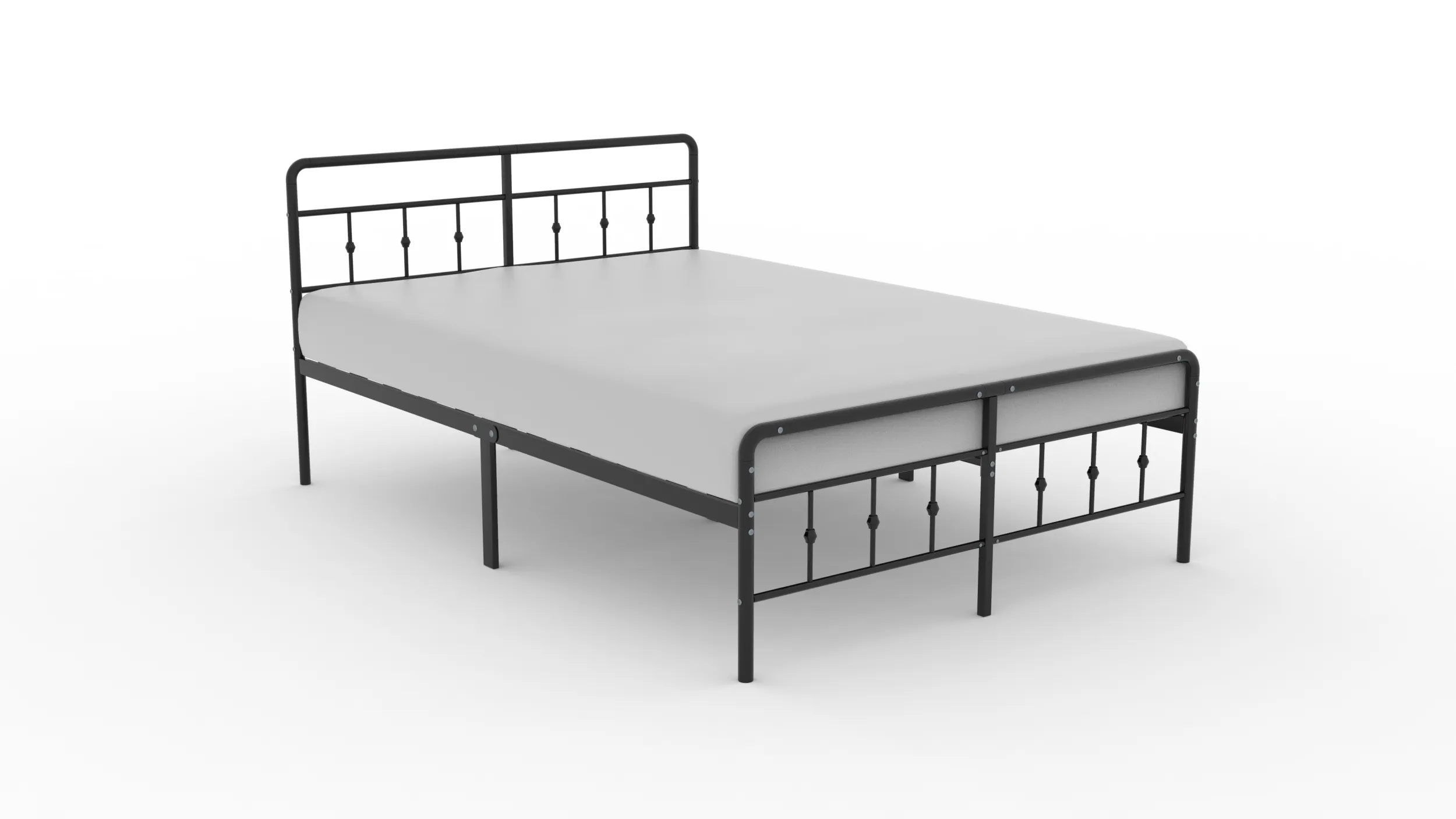 Bed 3D Model .c4d .max .obj .3ds .fbx .stl .blend 