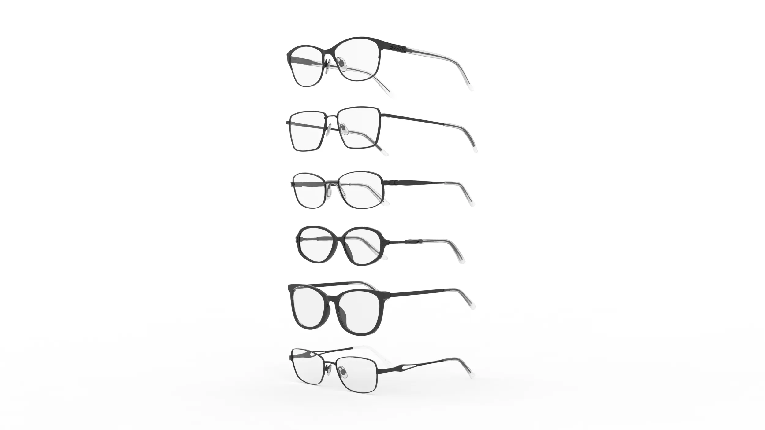 Spectacle collection 3D Model .c4d .max .obj .3ds .fbx .stl .blend 