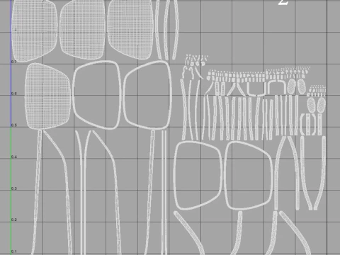Spectacle collection 3D Model