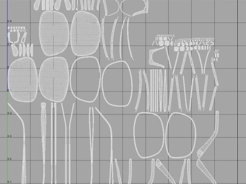 Spectacle collection 3D Model