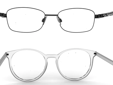 Spectacle collection 3D Model