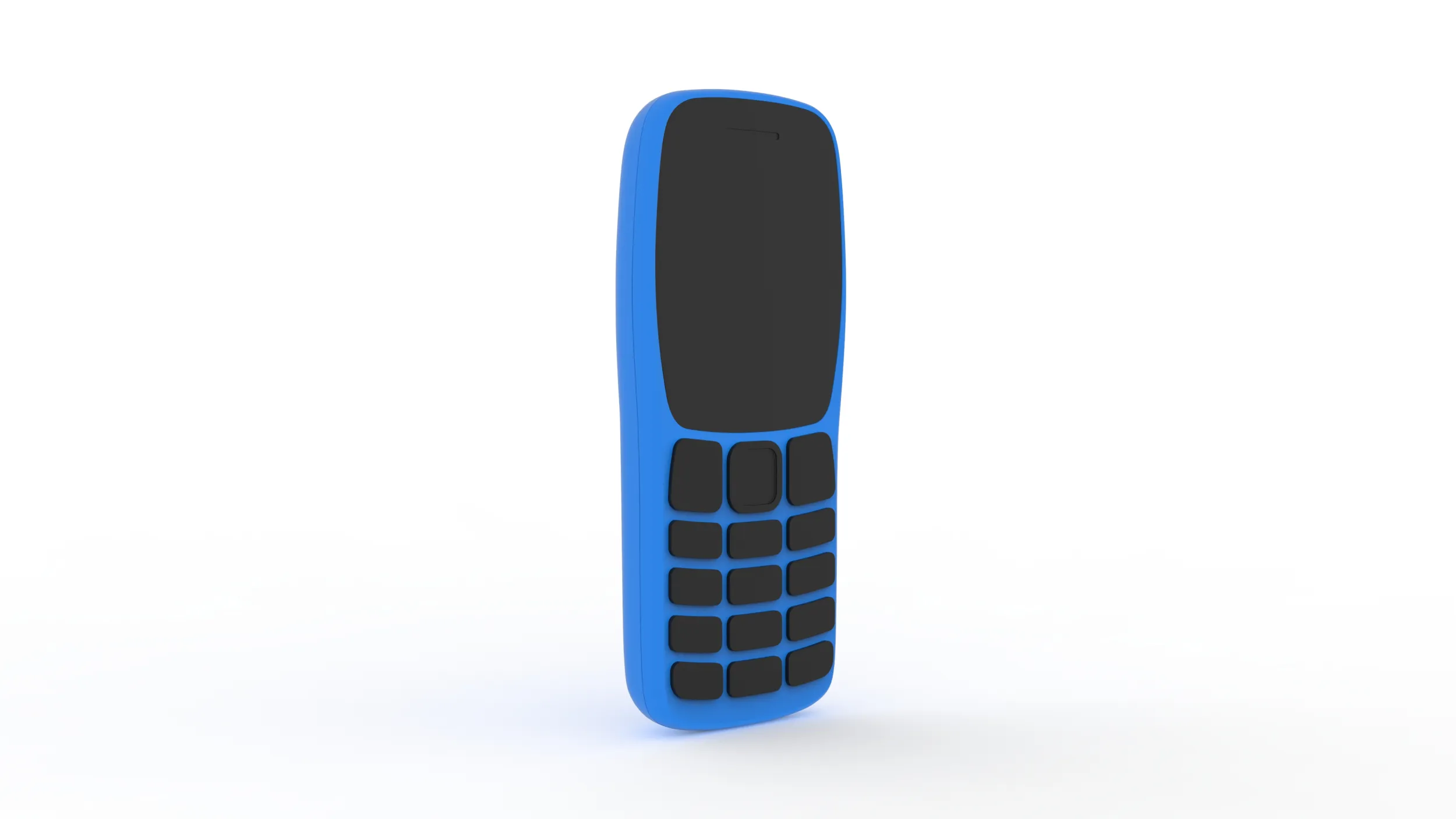 Keypad Mobile 3D Model .c4d .max .obj .3ds .fbx .stl .blend 