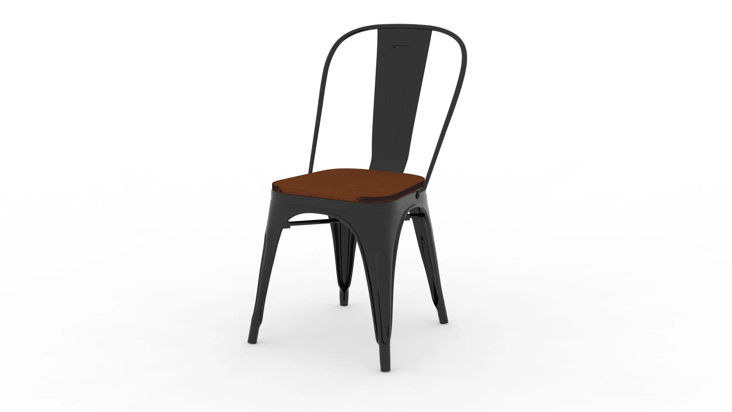Dining Chair 3D Model .c4d .max .obj .3ds .fbx .stl .blend 