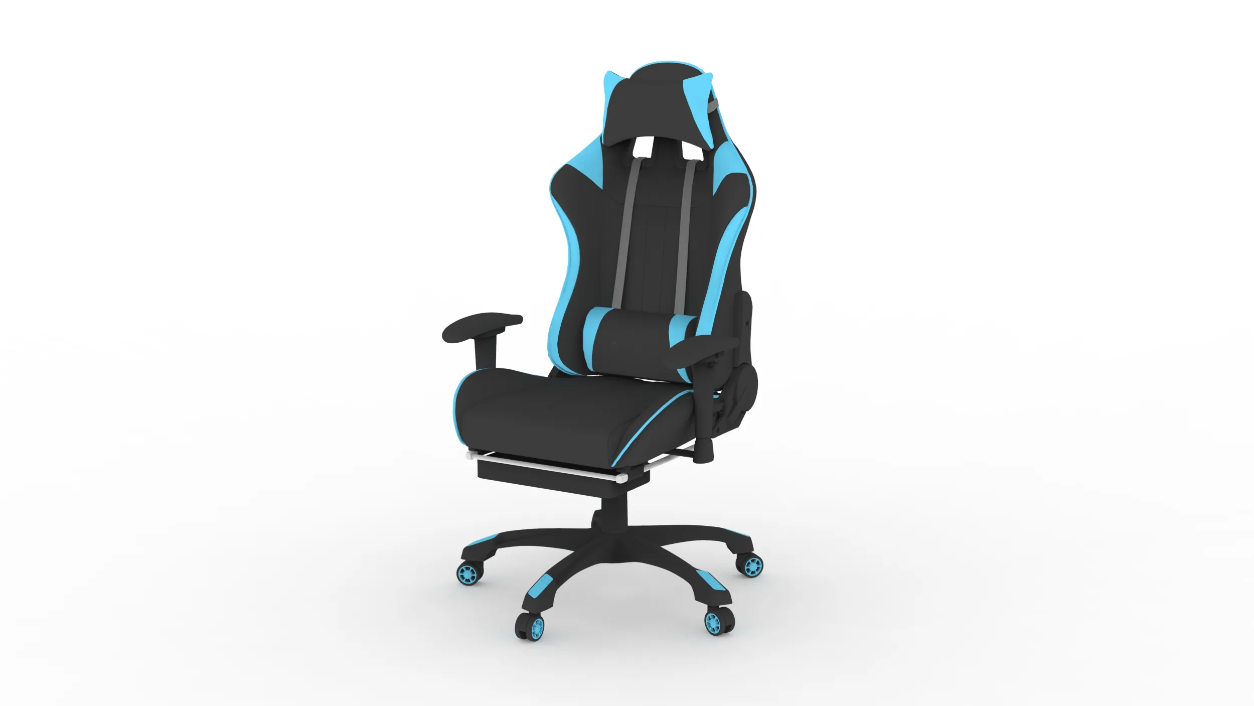 Gaming Chair 3D Model .c4d .max .obj .3ds .fbx .stl .blend 