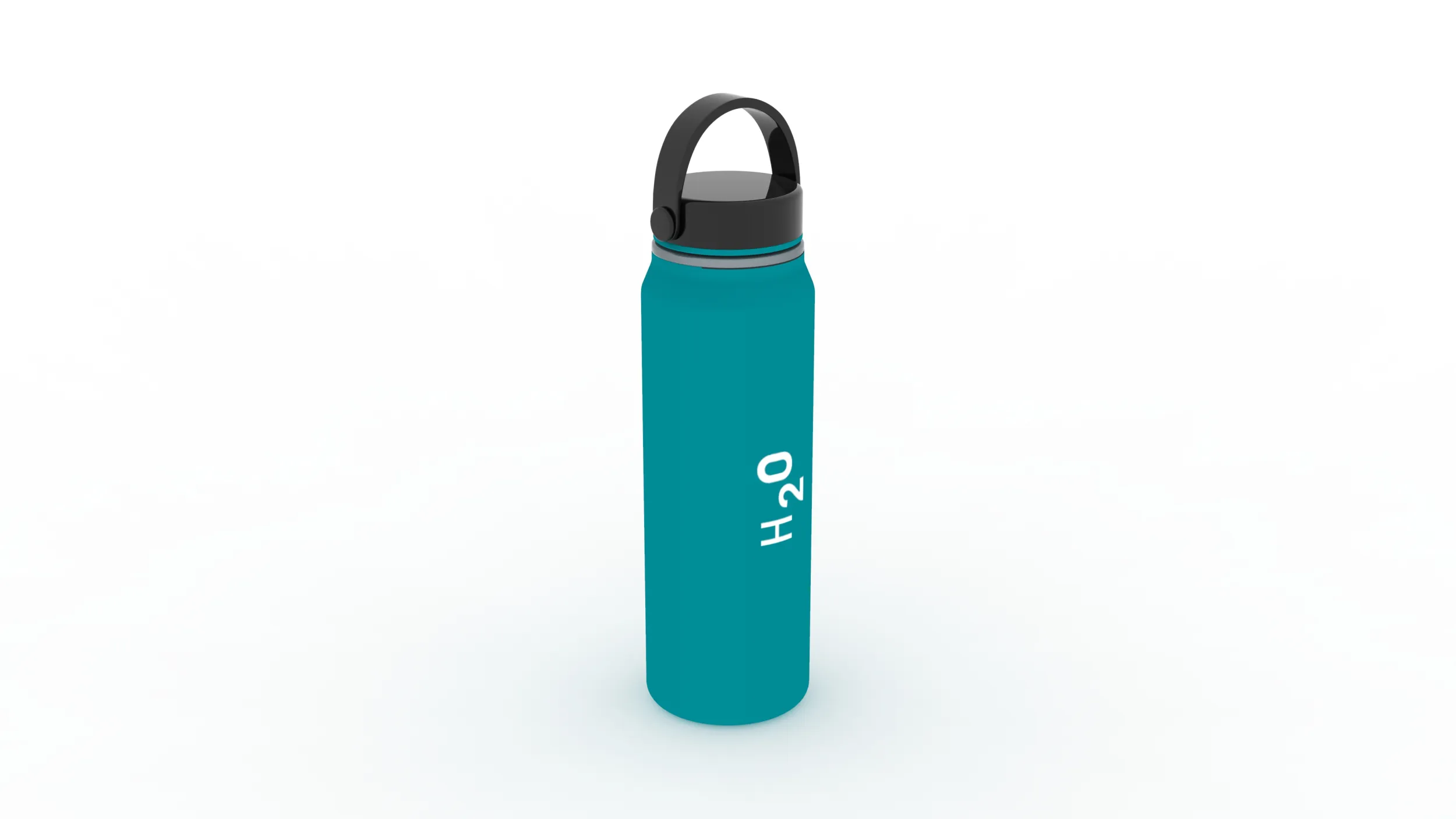 Water bottle 3D Model .c4d .max .obj .3ds .fbx .stl .blend 
