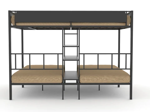 Bunk Bed 3D Model
