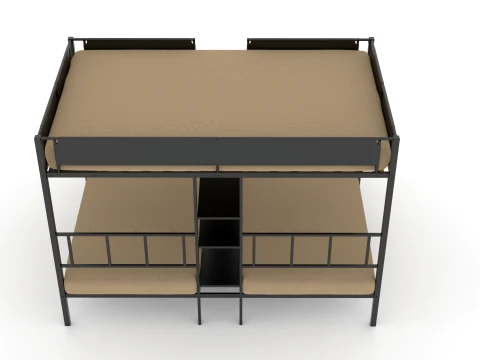 Bunk Bed 3D Model