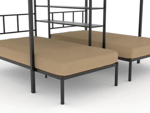 Bunk Bed 3D Model