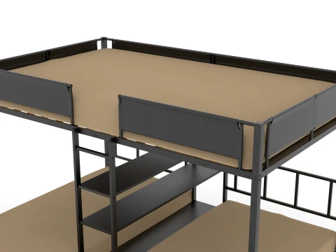 Bunk Bed 3D Model