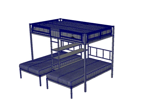 Bunk Bed 3D Model