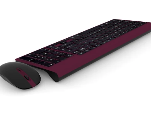 Keyboard and Mouse 3D Model