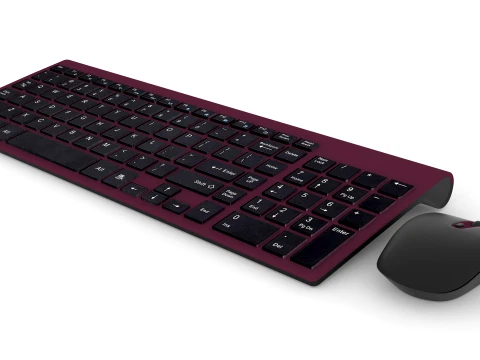 Keyboard and Mouse 3D Model