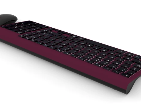 Keyboard and Mouse 3D Model