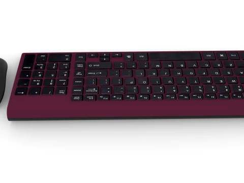 Keyboard and Mouse 3D Model