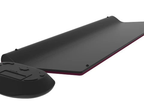 Keyboard and Mouse 3D Model