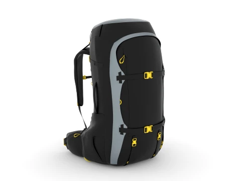 Rucksack Bag 3D Model