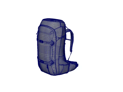 Rucksack Bag 3D Model