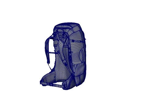 Rucksack Bag 3D Model