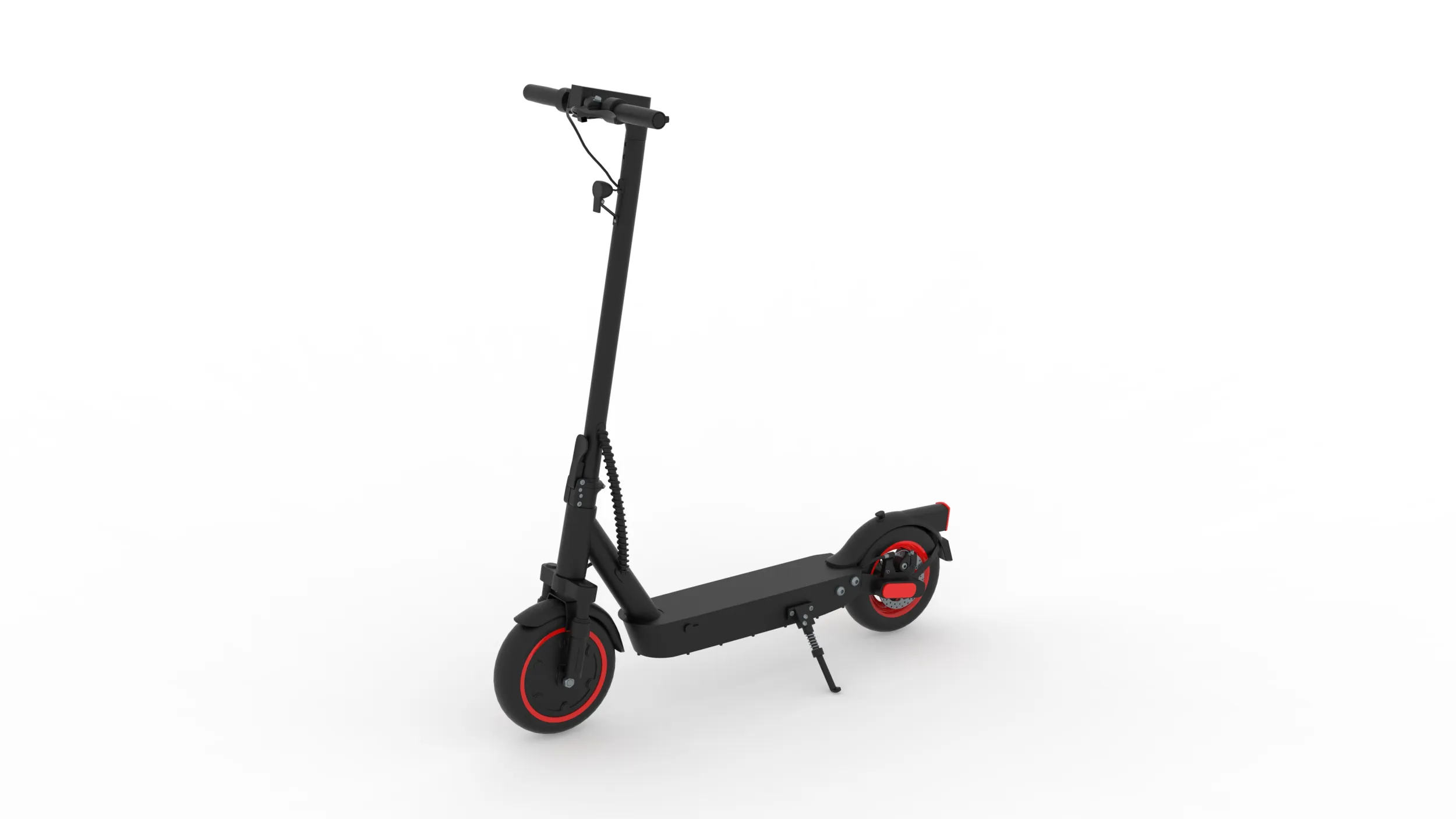 Electric Scooter 3D Model .c4d .max .obj .3ds .fbx .stl .blend 