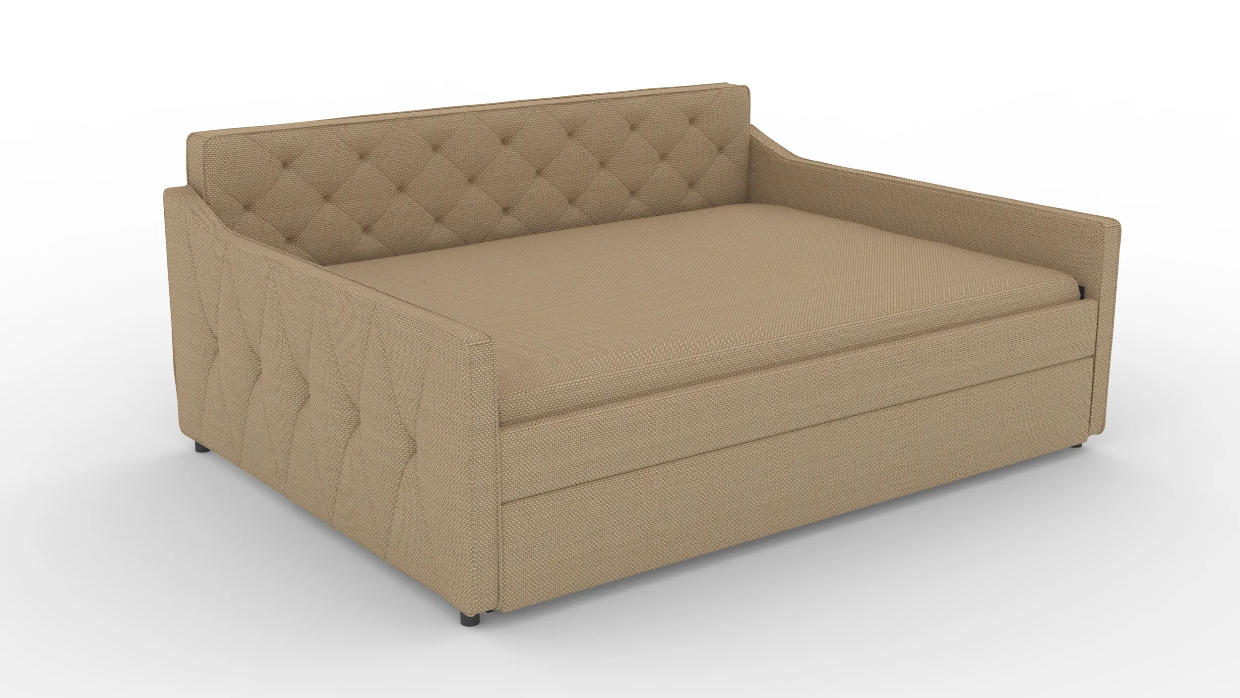 Sleeper Sofa Bed 3D Model .c4d .max .obj .3ds .fbx .stl .blend 