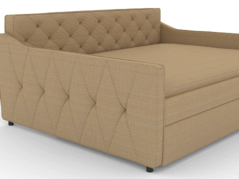 Sleeper Sofa Bed 3D Model