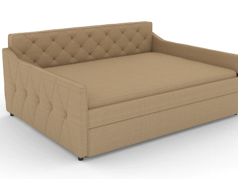 Sleeper Sofa Bed 3D Model