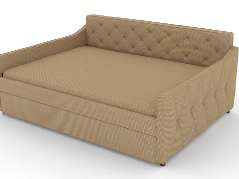Sleeper Sofa Bed 3D Model