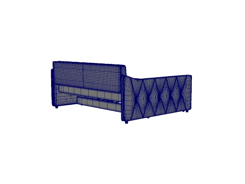 Sleeper Sofa Bed 3D Model