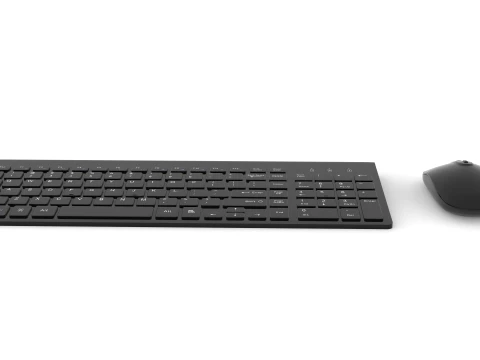 Keyboard and Mouse 3D Model