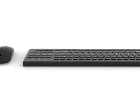 Keyboard and Mouse 3D Model