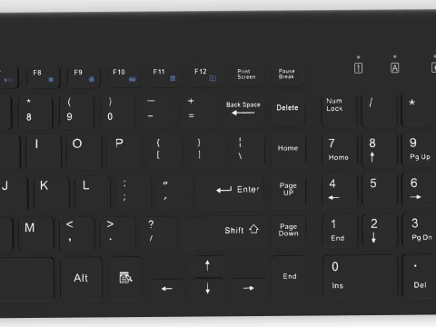 Keyboard and Mouse 3D Model