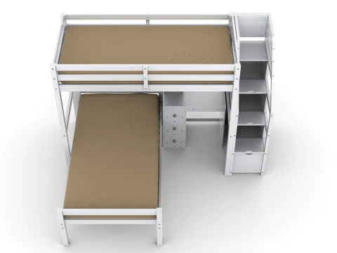 Bunk Bed 3D Model