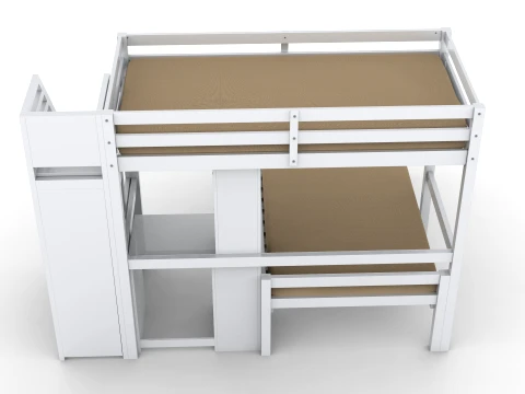 Bunk Bed 3D Model