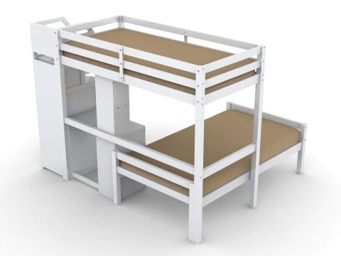 Bunk Bed 3D Model
