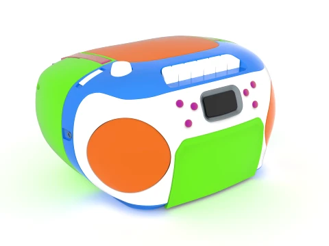 Radio Infantil Modelo 3D
